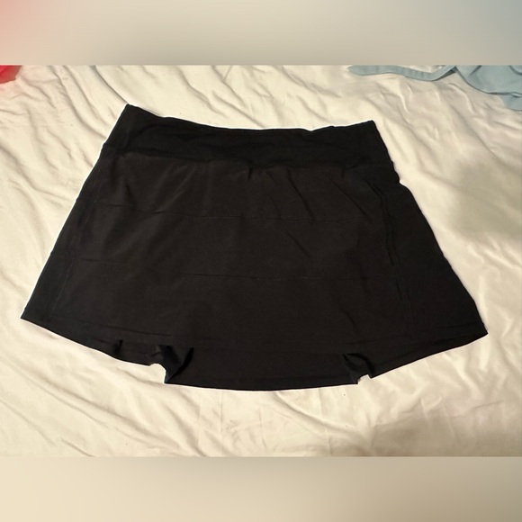 Lululemon Black Pace Rival Skirt *LONG - Picture 1 of 2